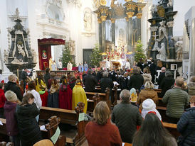 Diözesale Aussendung der Sternsinger im Hohen Dom zu Fulda (Foto:Karl-Franz Thiede)